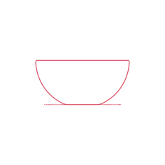 Objects Serving Bowls Ikea Blanda Matt Serving Bowl 5 Inch Sketch Style Svg Vector, Free Vectors File